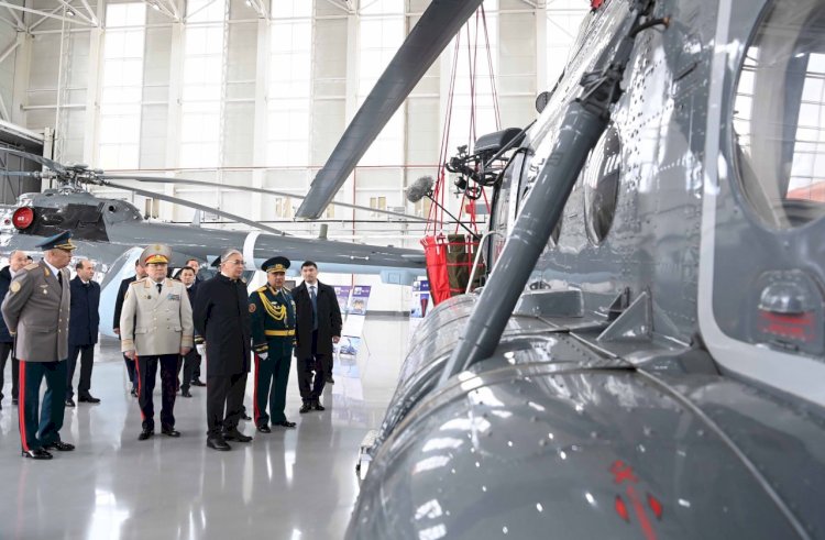 Мемлекет басшысына жауынгерлік және арнаулы техникаларының жаңа үлгілері таныстырылды