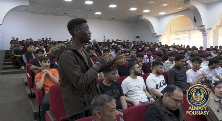 Алматы полицейлері шетелдік студенттерді ҚР заңнамасын бұзбауға шақырды