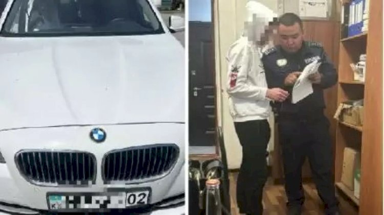 Алматыда нашақор көлік ұрлап кеткен