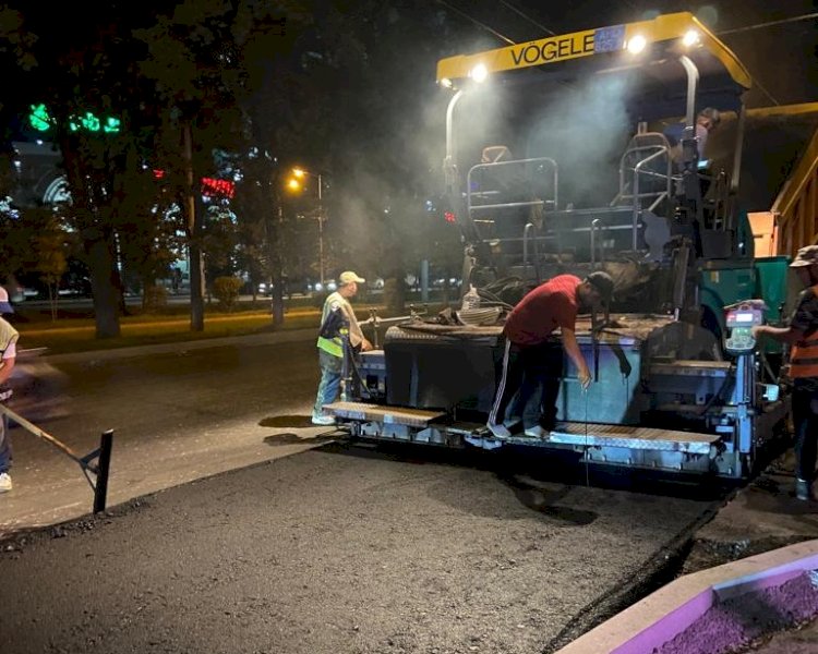 Алматыда 41 000 шаршы метр жол төсемі ағымдағы жөндеуден өтті