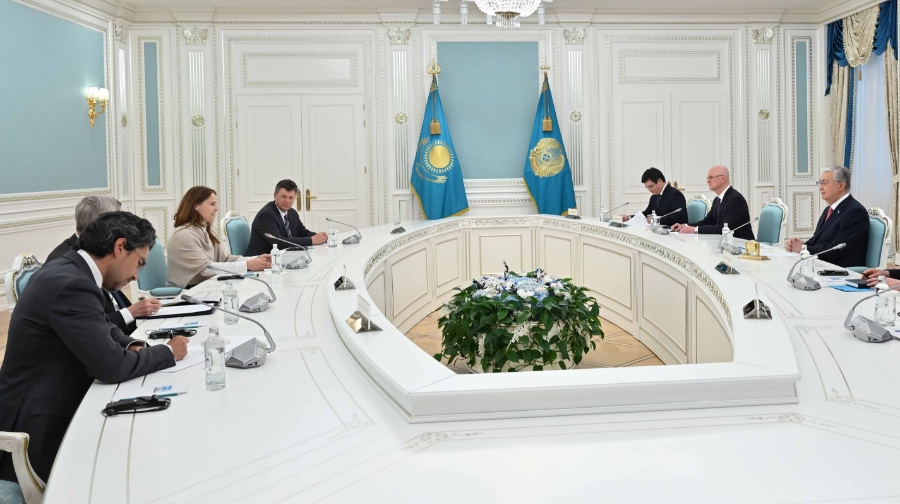 Мемлекет басшысы Германия экономикасы Шығыс комитетінің басқарма төрағасы Катрина Клаас-Мюльхойзерді қабылдады