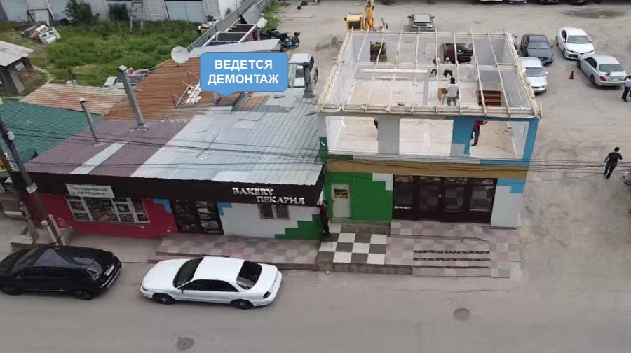 Алматыда сот шешімімен заңсыз коммерциялық нысан сүріледі