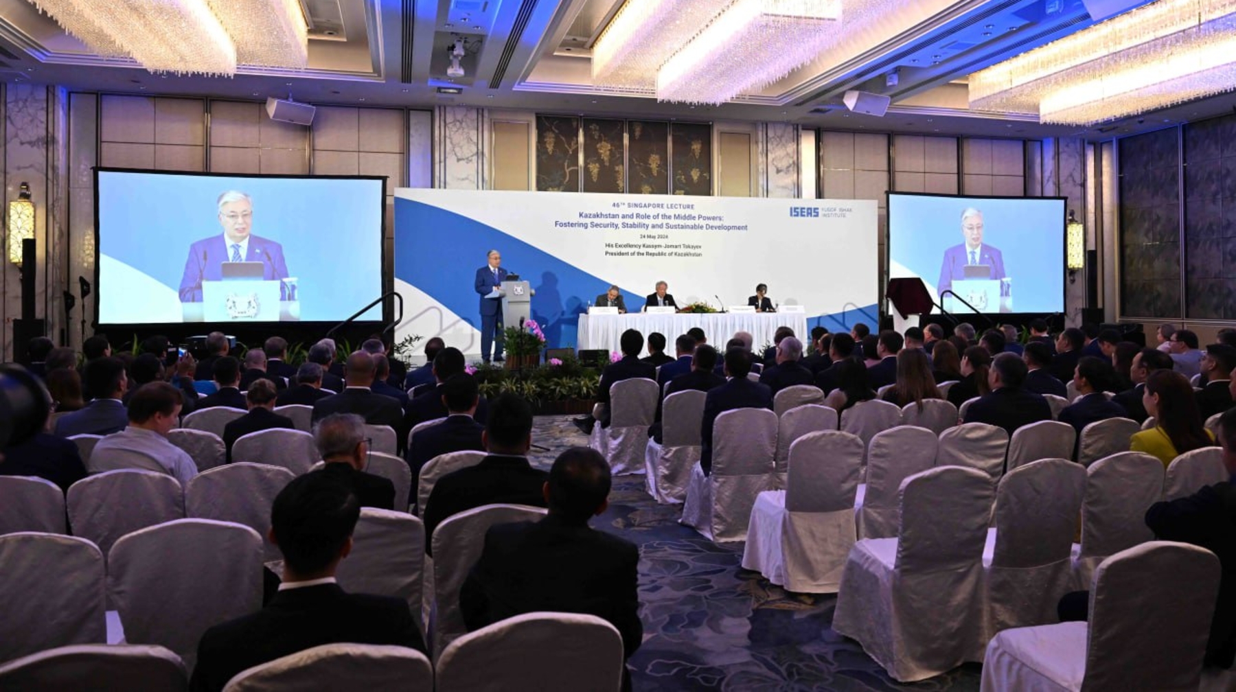 Мемлекеттік сапар аясында Қасым-Жомарт Тоқаев 46-шы Сингапур лекциясын оқыды.