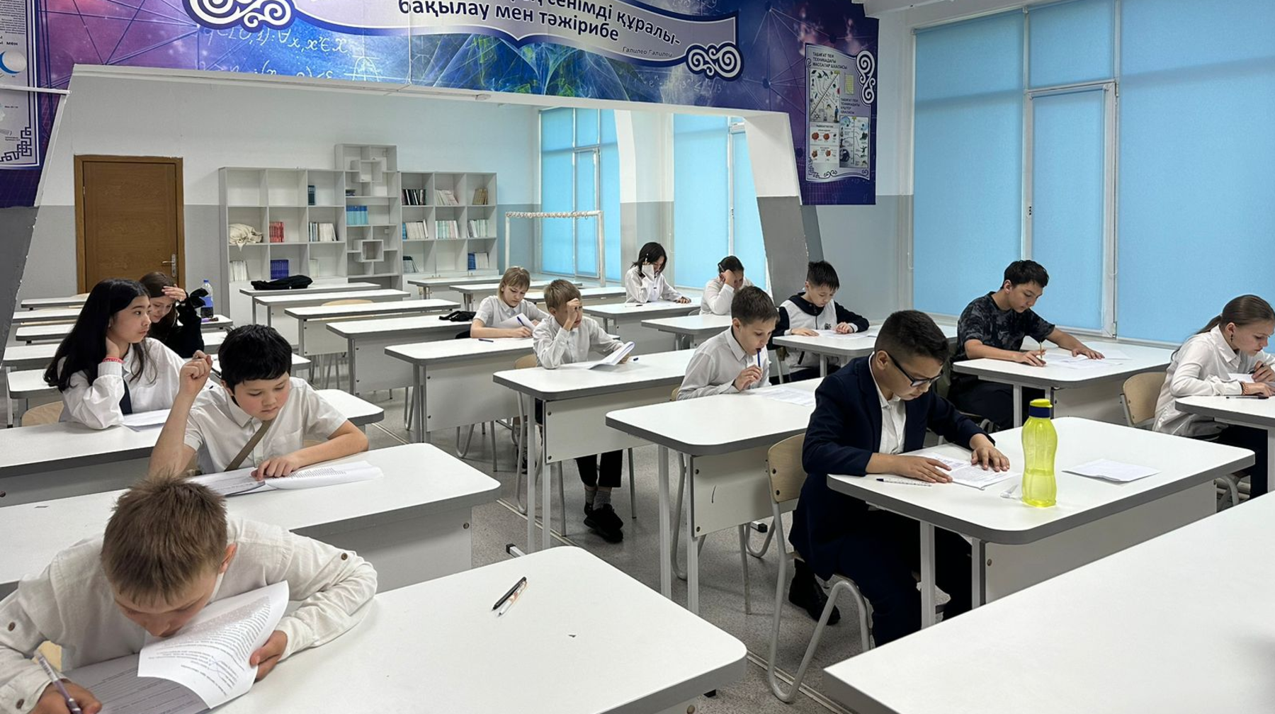 Қазақ тілі емтиханы жаңа белеске көтерілуде