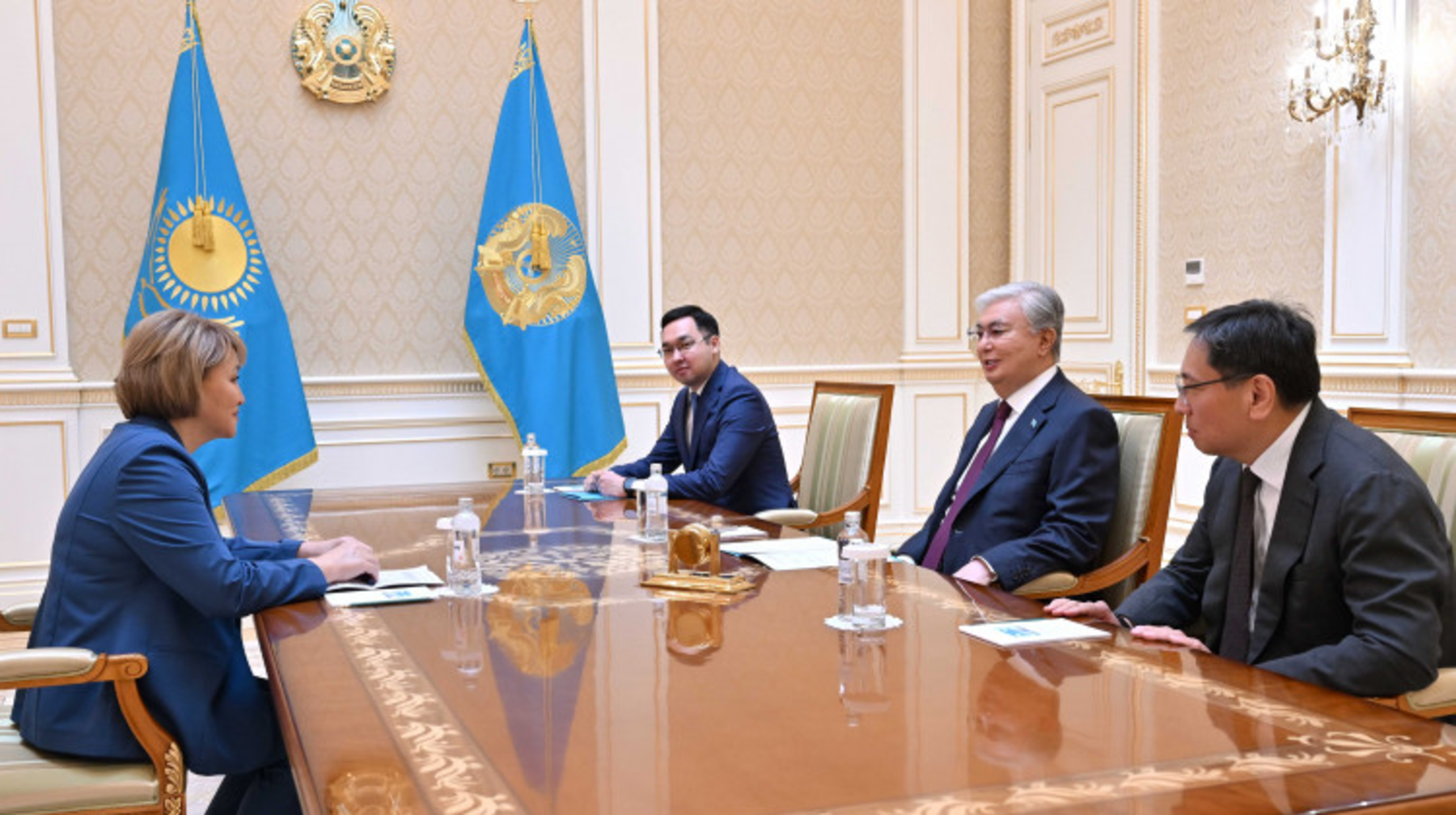 Мемлекет басшысы Перинатология және балалар кардиохирургиясы орталығының директорын қабылдады