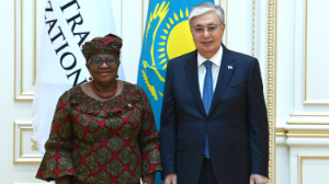 Мемлекет басшысы ДСҰ Бас директоры Нгози Оконджо-Ивеаламен кездесті