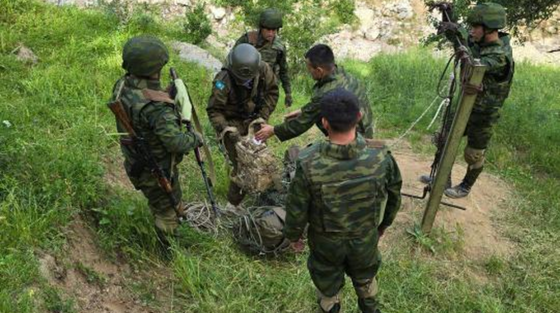 Қазақстандық десантшылар Тәжікстандағы «Ирбис-2024» оқу-жаттығуына қатысуда