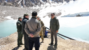 Қала әкімі Ерболат Досаев Алматы тауларындағы мореналық көлдердің жағдайымен танысты