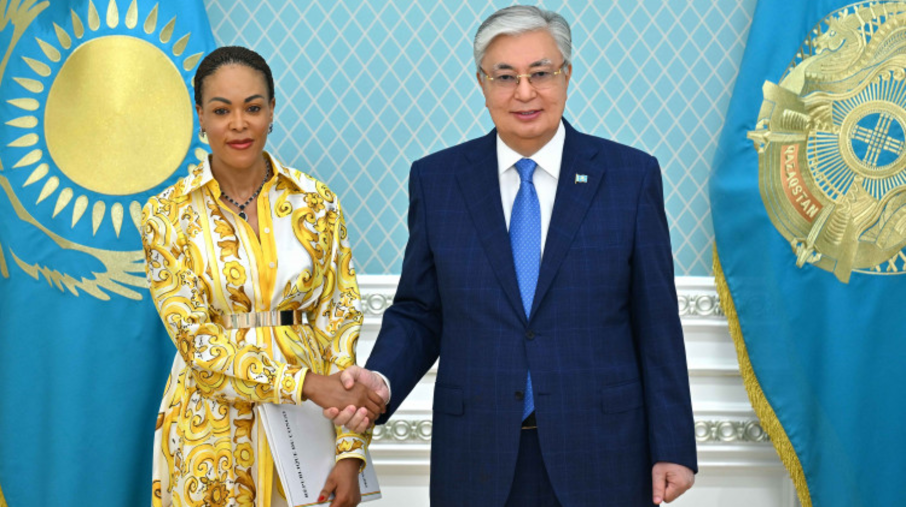 Мемлекет басшысы Франсуаза Жолиді қабылдады