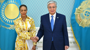 Мемлекет басшысы Франсуаза Жолиді қабылдады