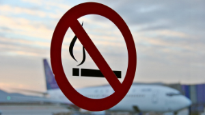 Ұшақ жанында темекі шеккен екі шетелдік рейстен қалды 