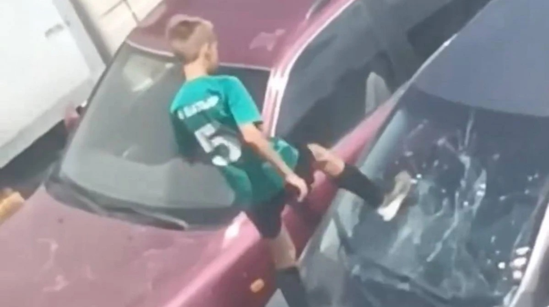 Алматыда көлікке зақым келтірген жасөспірімдер анықталды