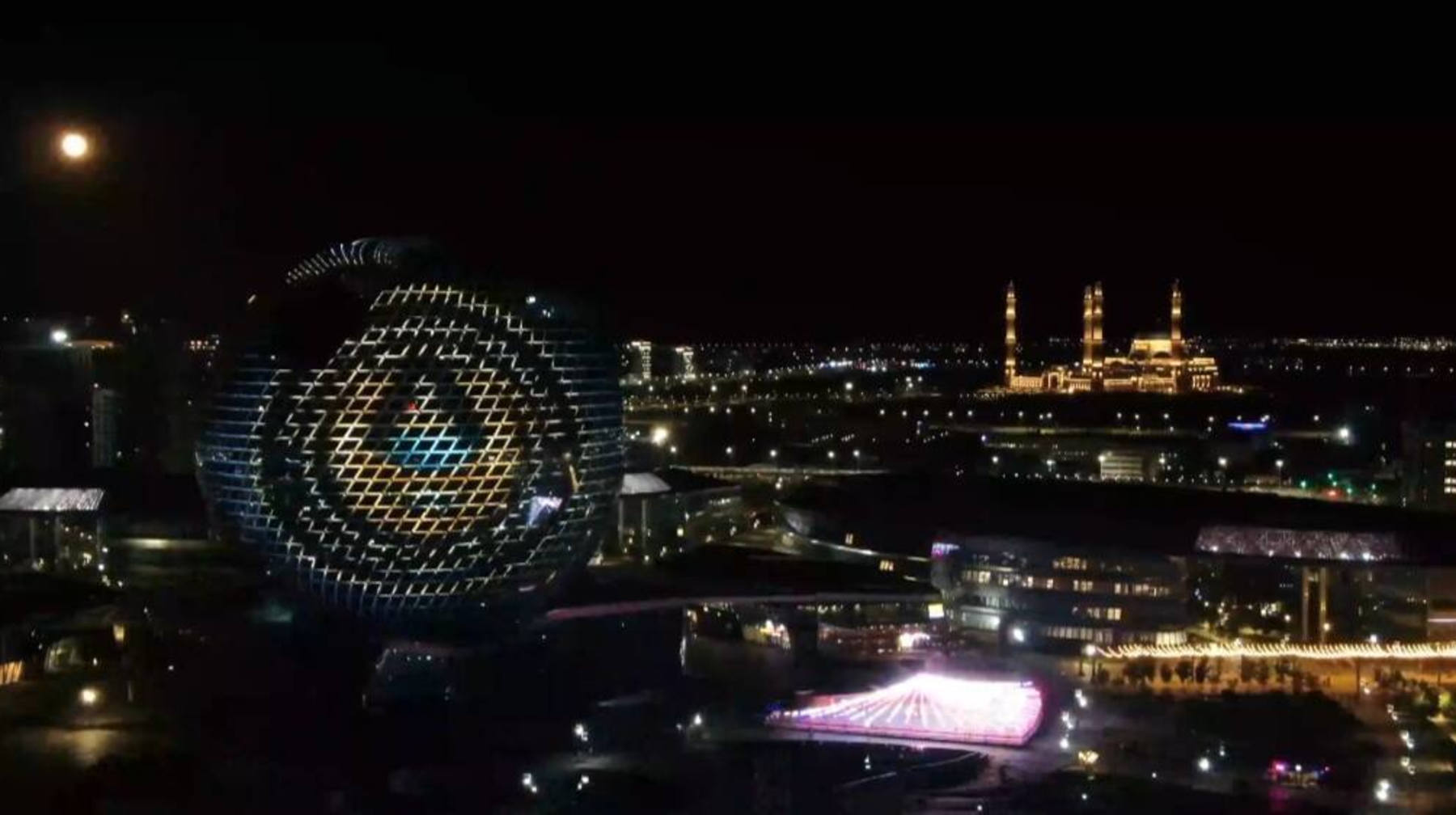 Қазақстан полициясы күніне орай “Нұр Әлем” сферасы жағылды 