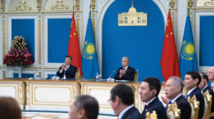 Қасым-Жомарт Тоқаев пен Си Цзиньпин бірқатар нысанның салтанатты ашылу рәсіміне қатысты