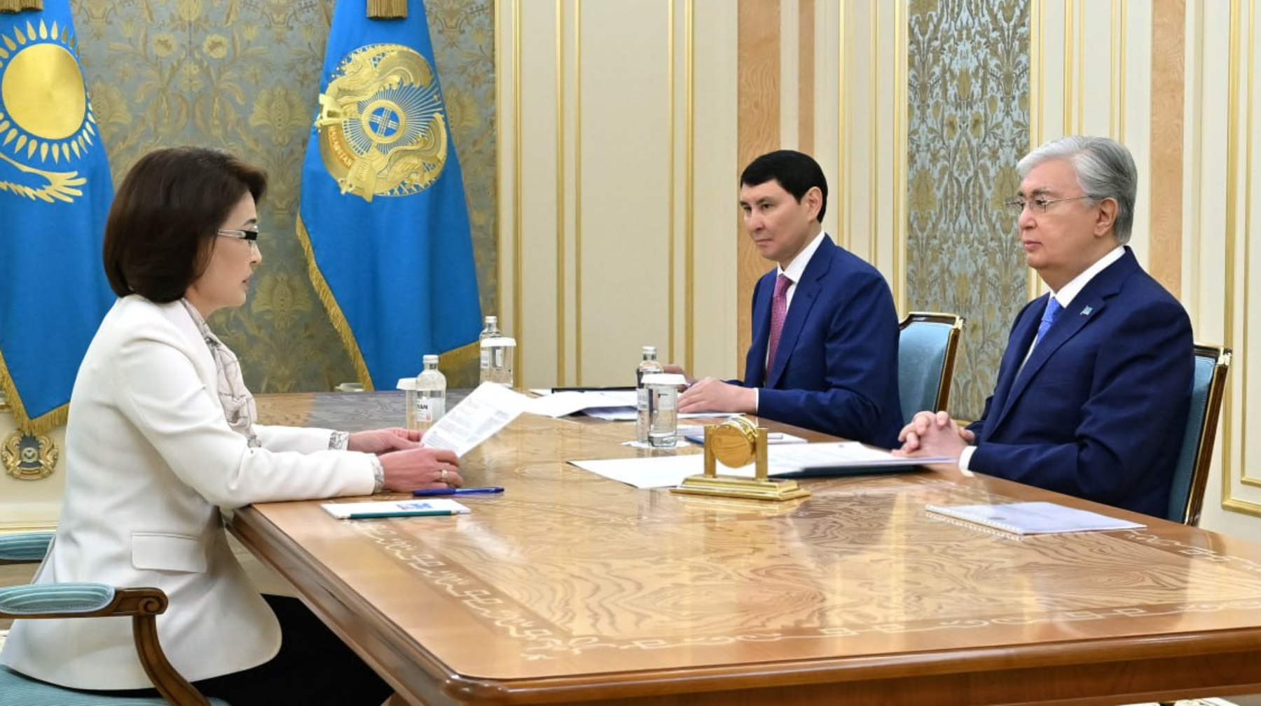 Мемлекет басшысы Денсаулық сақтау министрі Ақмарал Әлназарованы қабылдады