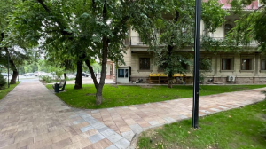  Гагарин бульварын абаттандыру жұмыстары аяқталды