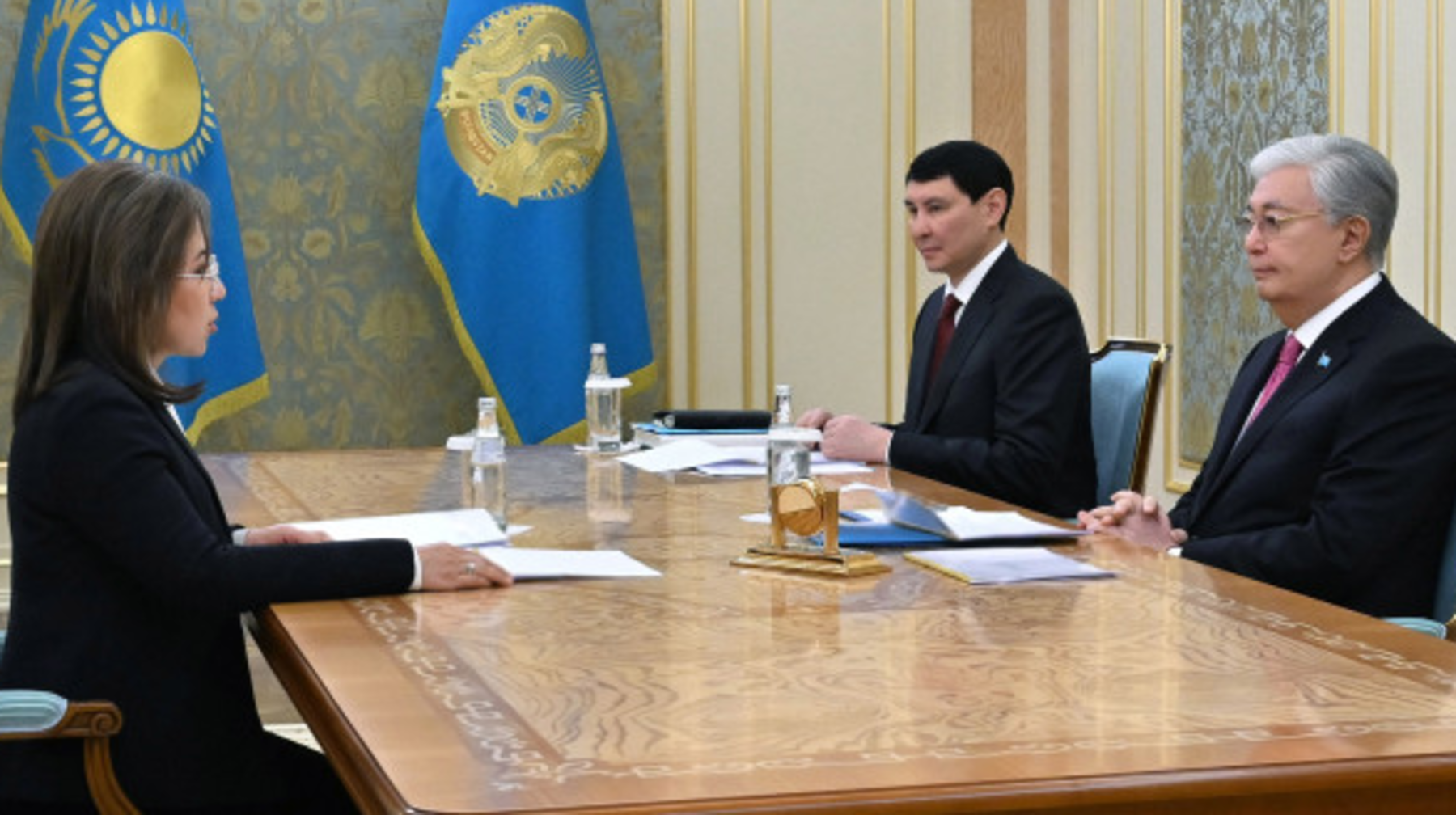 Мемлекет басшысы Қаржы нарығын реттеу және дамыту агенттігінің төрағасын  қабылдады