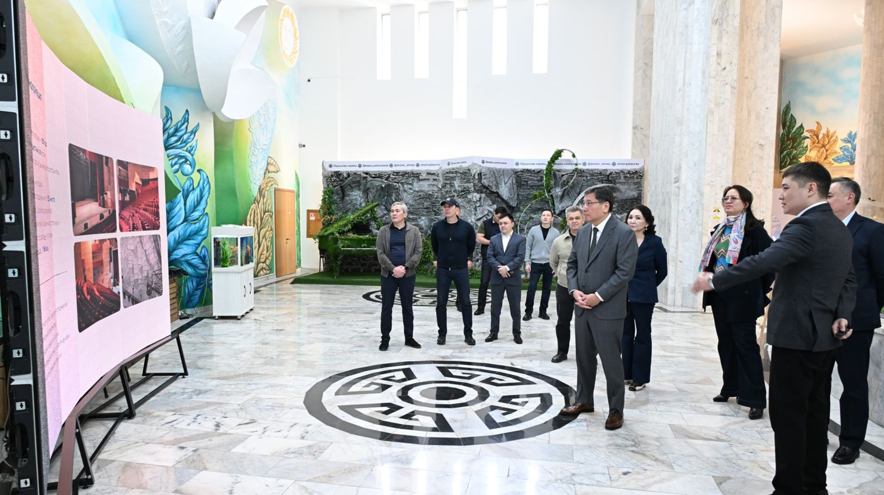 Алматыдағы Оқушылар сарайының Үлкен концерт залы 42 жылда алғаш рет толық жаңғыртудан өтті