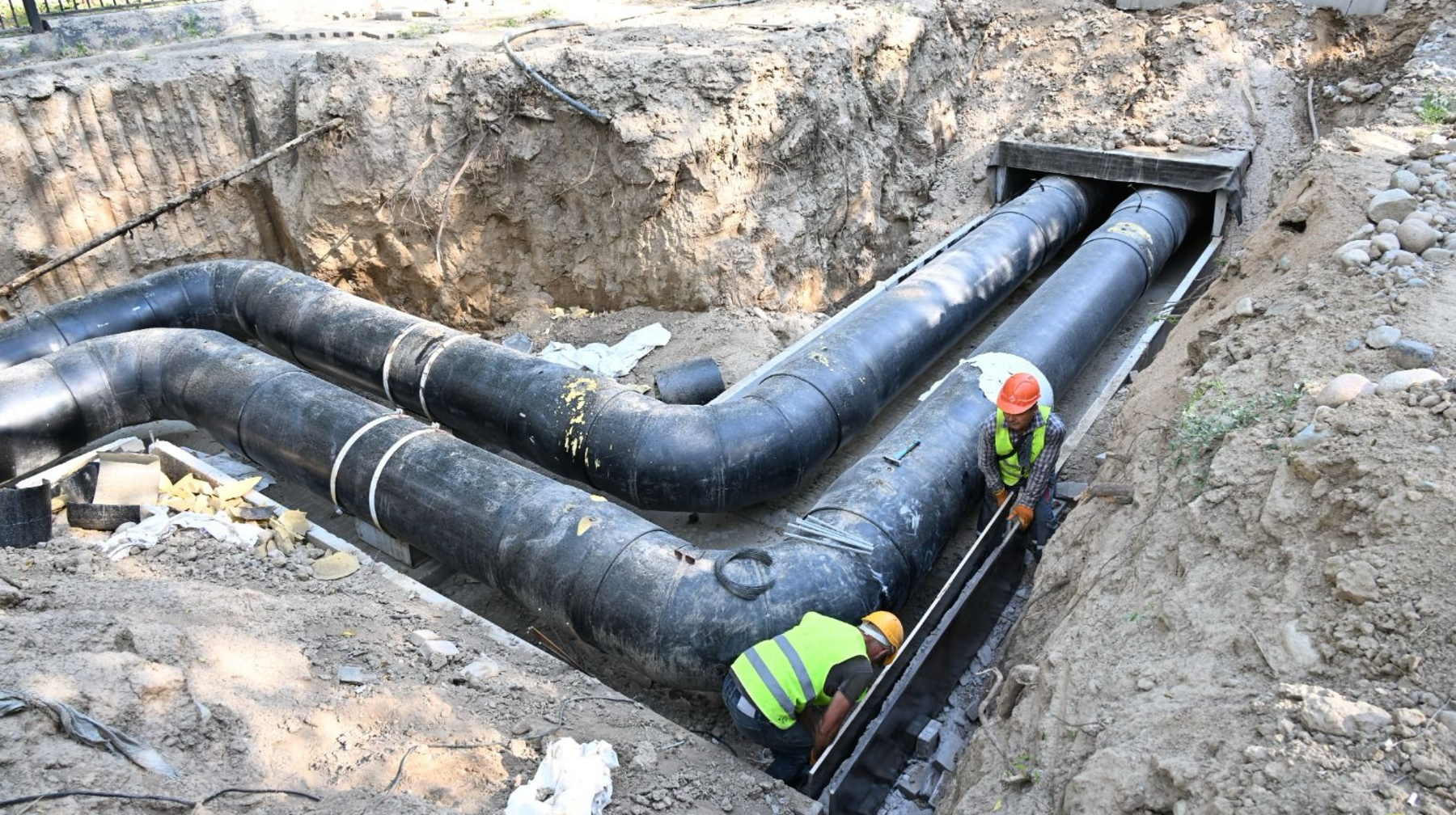 2025 жылы Алматыда 260 км жаңа сумен қамту және су бұру желілері салынады