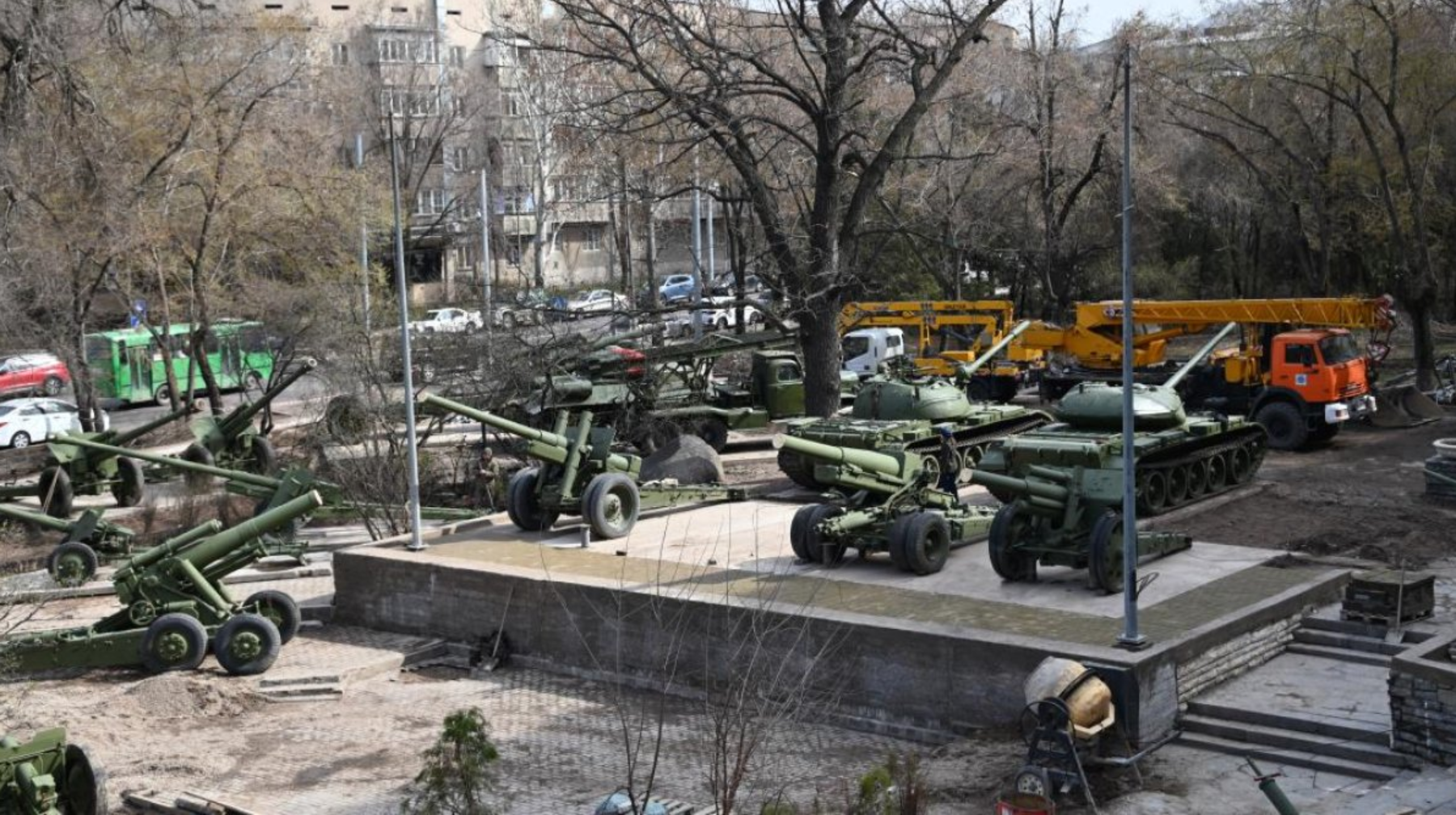 Алматыда ашық аспан астындағы жауынгерлік техника мұражайы ашылады