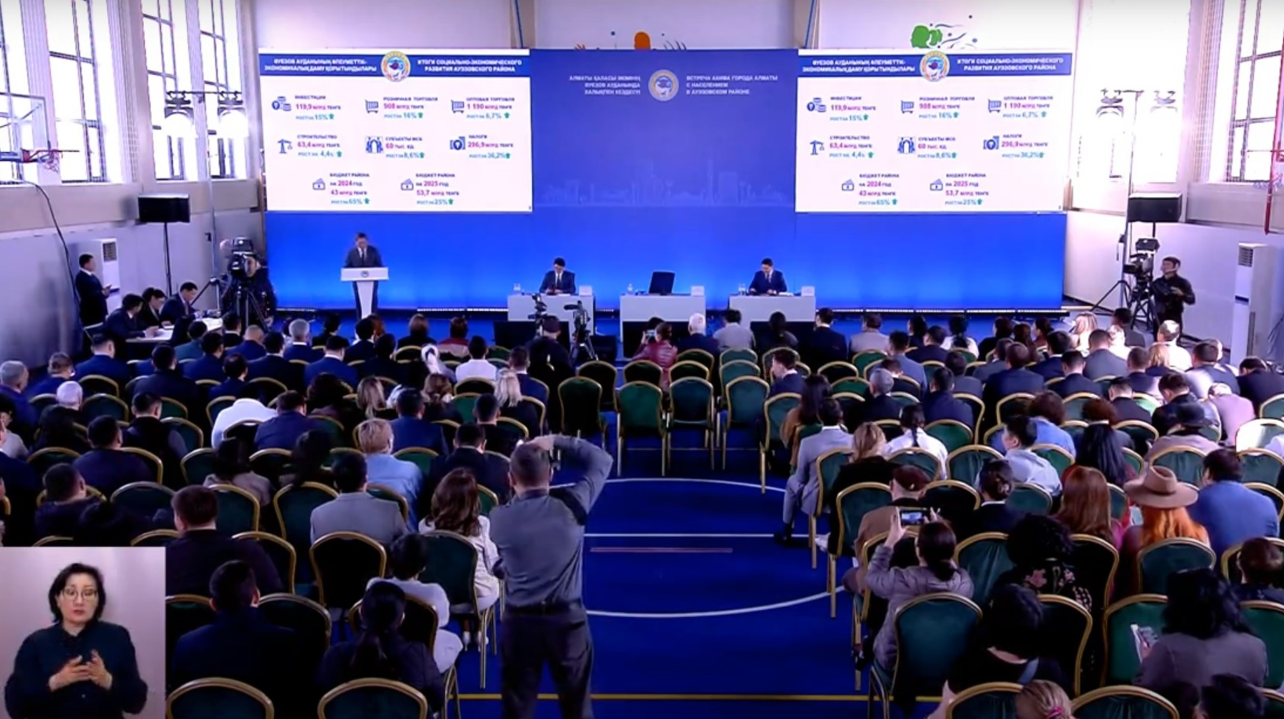 Алматы қаласы әкімінің Әуезов ауданында халықпен кездесуі