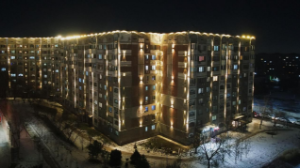 Алматының Әуезов ауданында биыл 42 тұрғын үйдің қасбеті жарықтандырылады