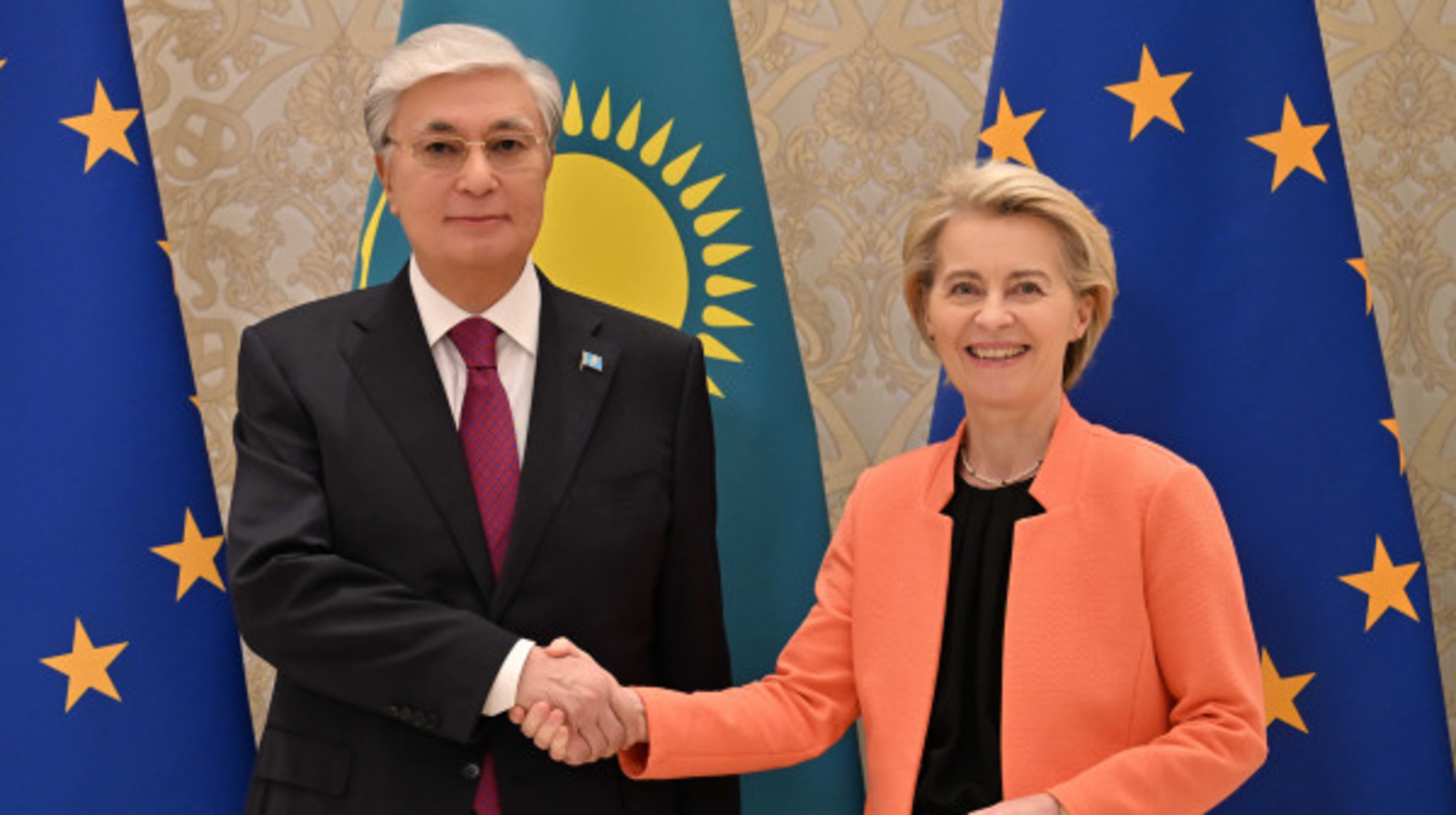 Мемлекет басшысы Еуропалық комиссия Президенті Урсула фон дер Ляйенмен кездесті