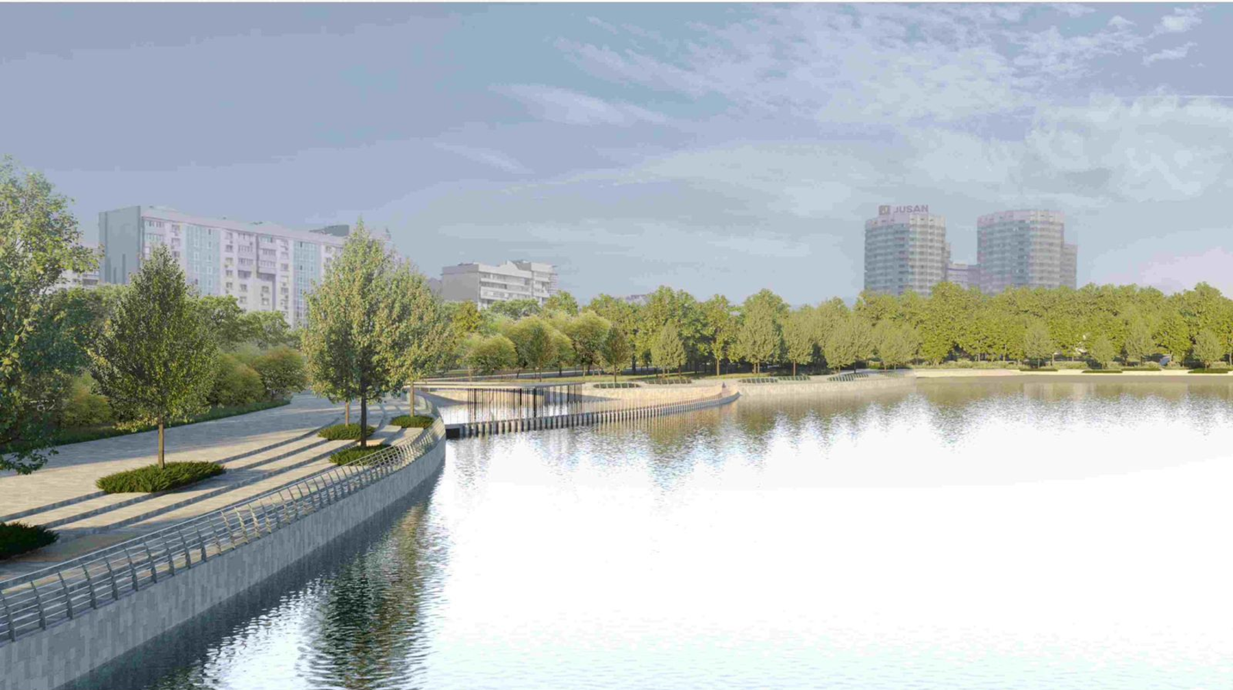 Алматы әкімі Ерболат Досаев Сайран көлін абаттандыру барысымен танысты