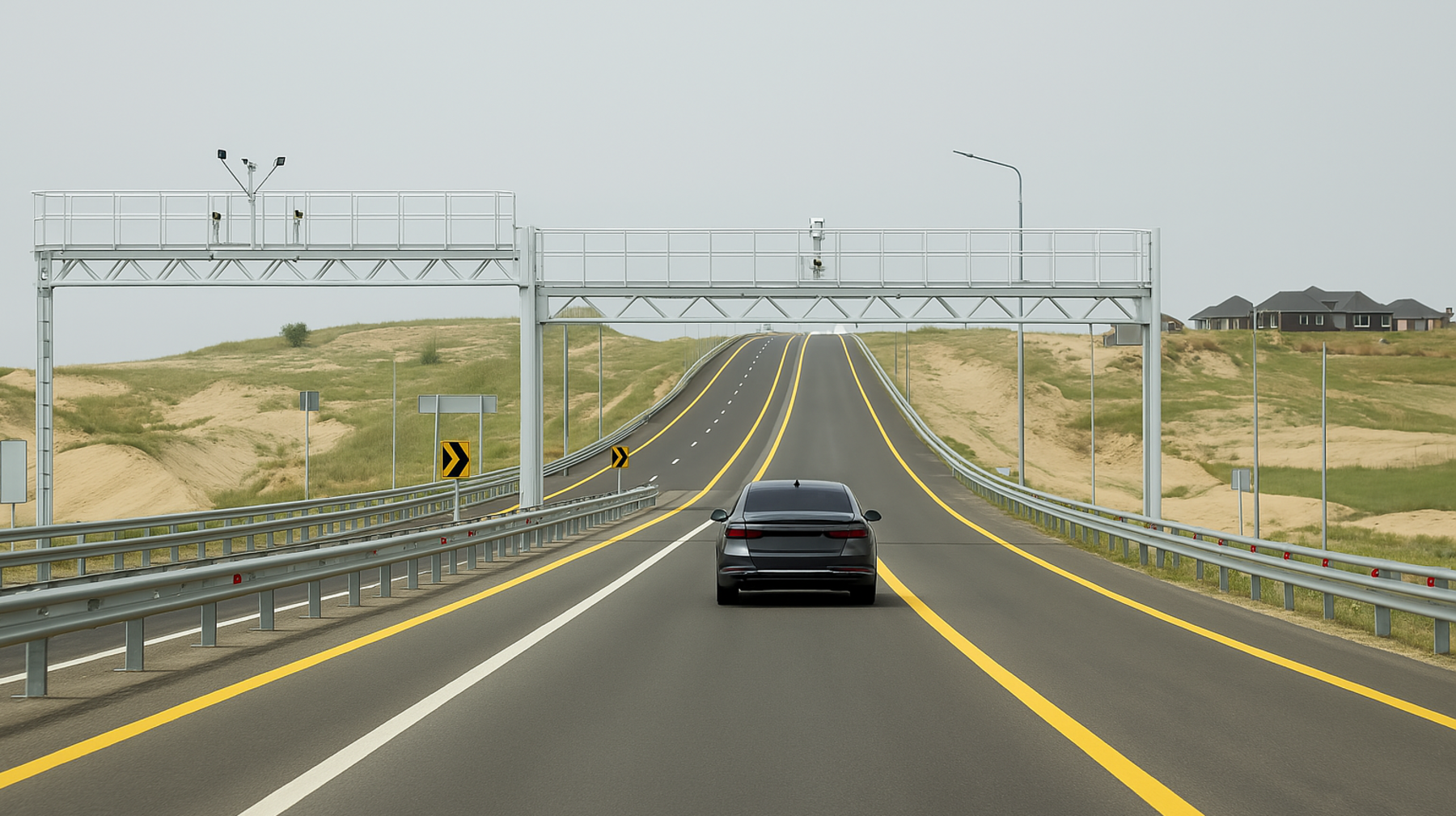 Республикалық жолдарда орташа жылдамдықты бақылайтын автоматтандырылған жүйе іске қосылды