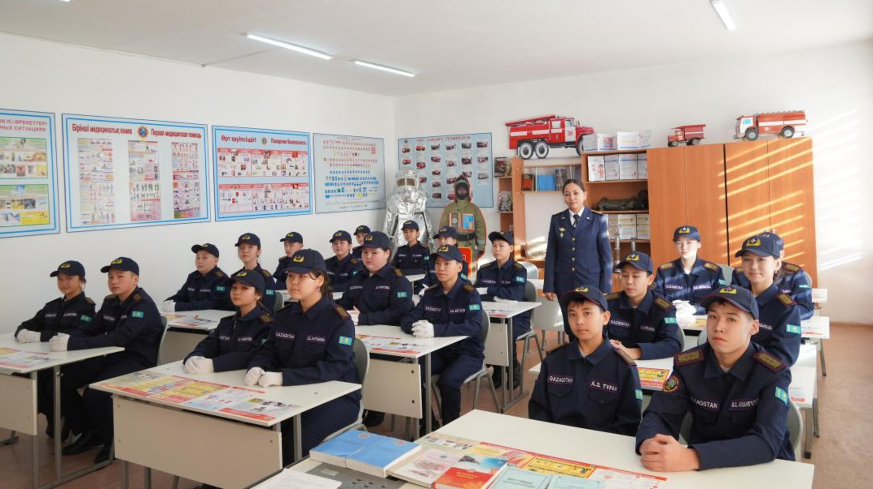 Қазақстанда «Жас құтқарушылар» кадет сыныптары ашылуда