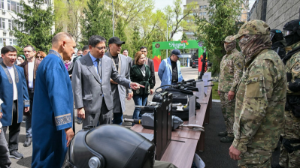 Алматы әкімі Ерболат Досаев қалалық Полиция департаментінің жаңартылған инфрақұрылымымен танысты