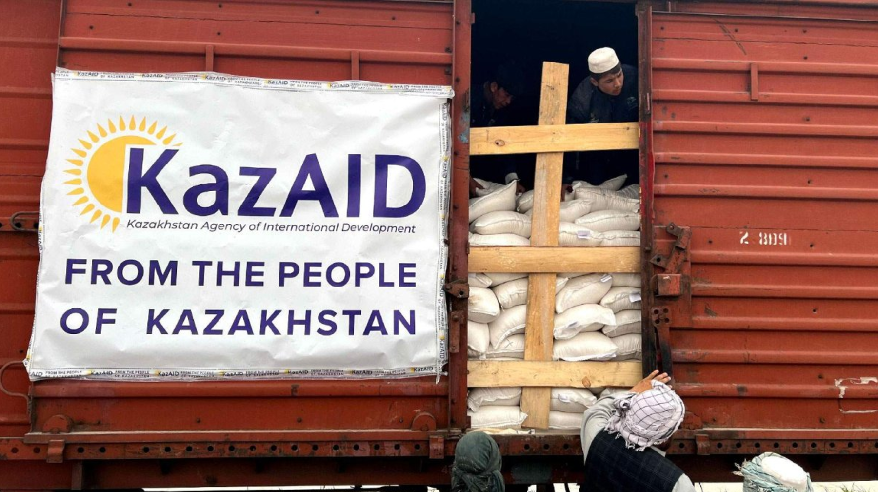 Қазақстаннан Ауғанстанға 36 гуманитарлық көмек вагоны жіберілді