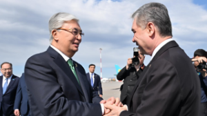 Түрікменстан Халк Маслахатының Төрағасы Гурбангулы Бердімұхамедов Қазақстанға келді