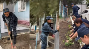 Алматыдағы балалар колониясында сенбілік өтті 