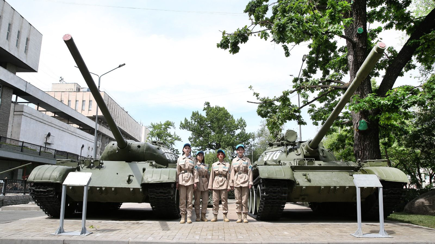 Алматыда аңызға айналған әскери техника қойылған ашық аспан астындағы жаңа музей ашылды