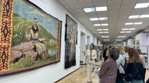 Алматыда уақытпен үндескен өнер көрмесі ашылды