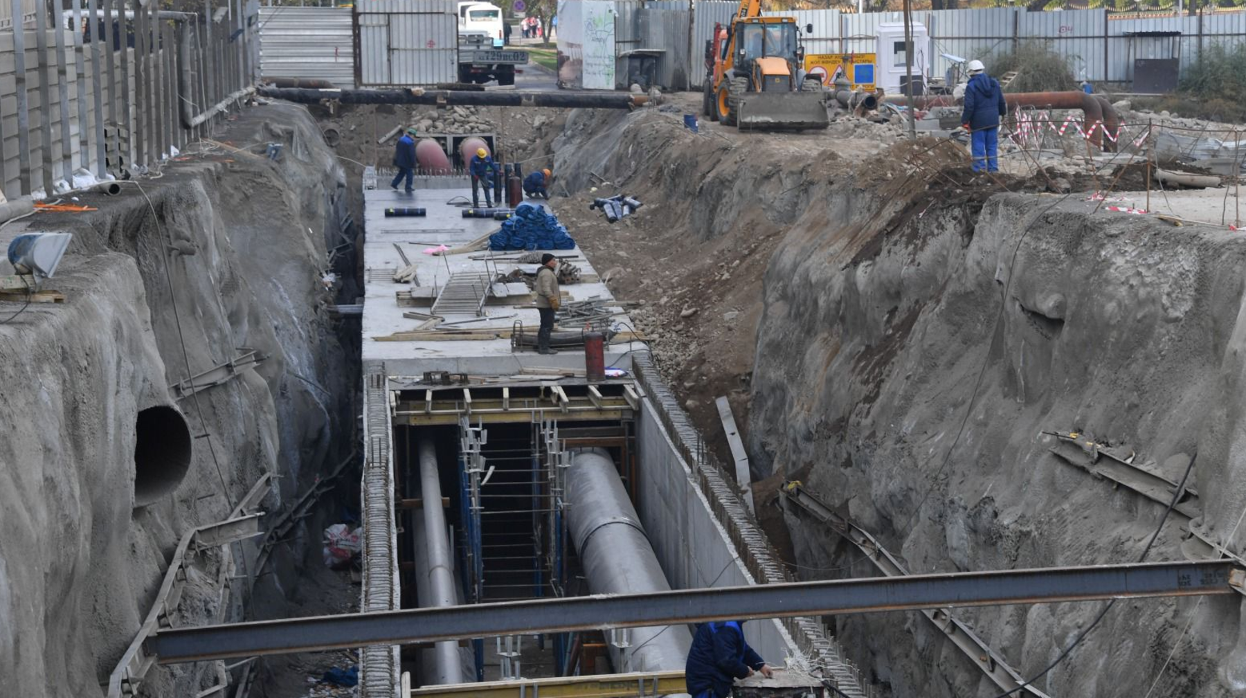 Алматыда үш жыл ішінде 538 шақырым инженерлік желі салынды