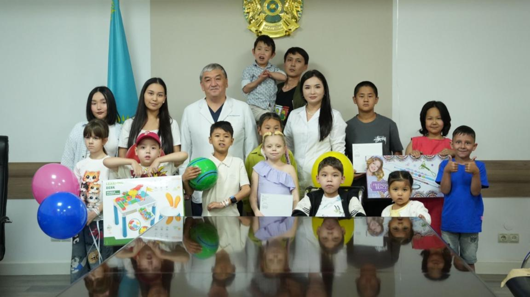 Бауыр трансплантациясынан өткен балалар А. Н. Сызғанов атындағы ҰҒХО-да тегін тексеруден өтті