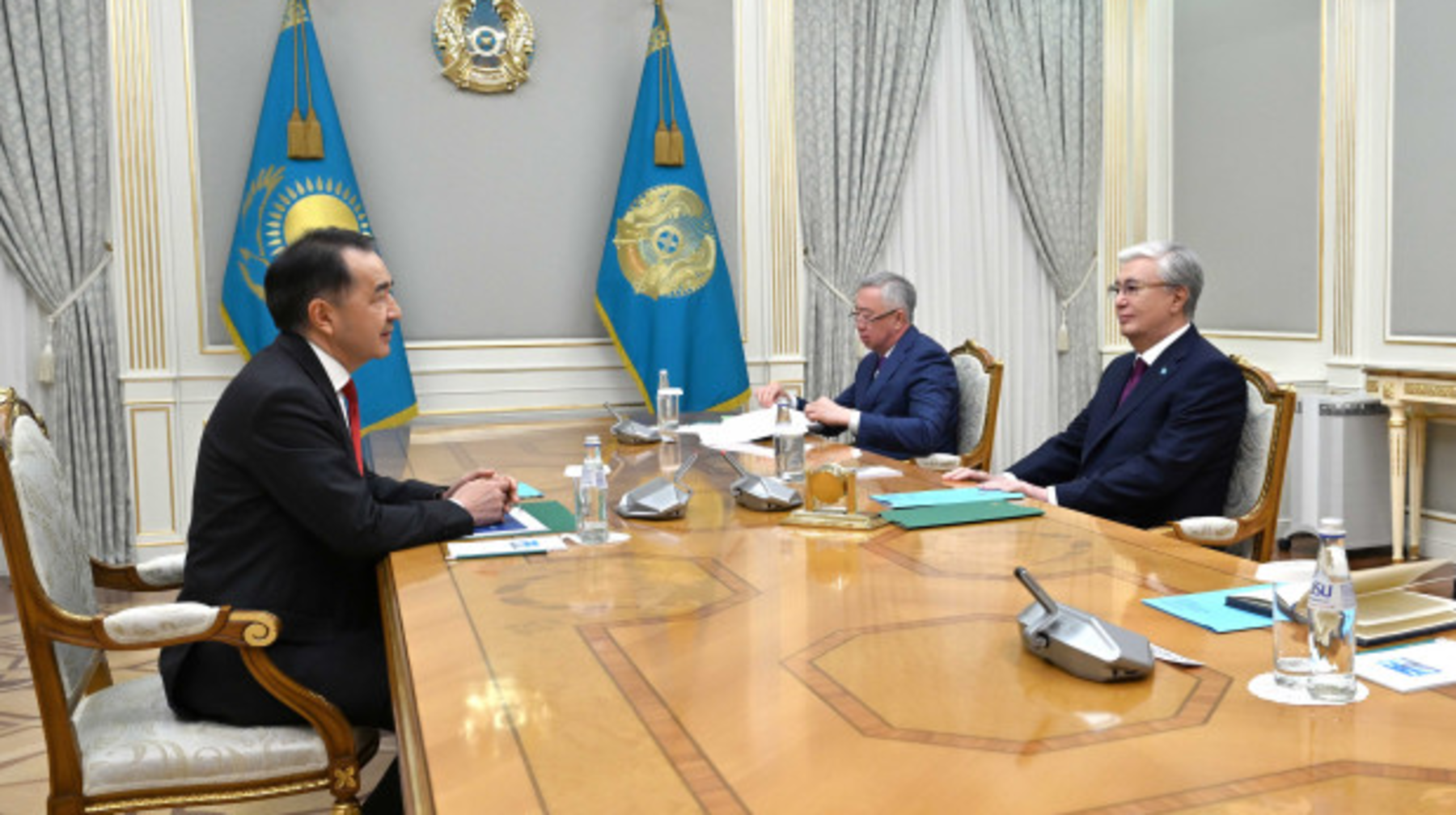 Мемлекет басшысы Бақытжан Сағынтаевты қабылдады