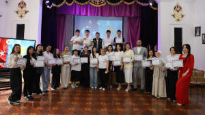 Алматыда түрік тілі курсының жабылу рәсімі өтті: үздіктер Түркияға барады