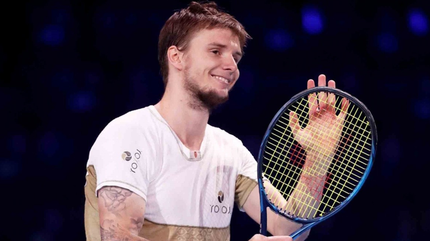 Александр Бублик Галледе тағы бір теннисшіні сан соқтырды