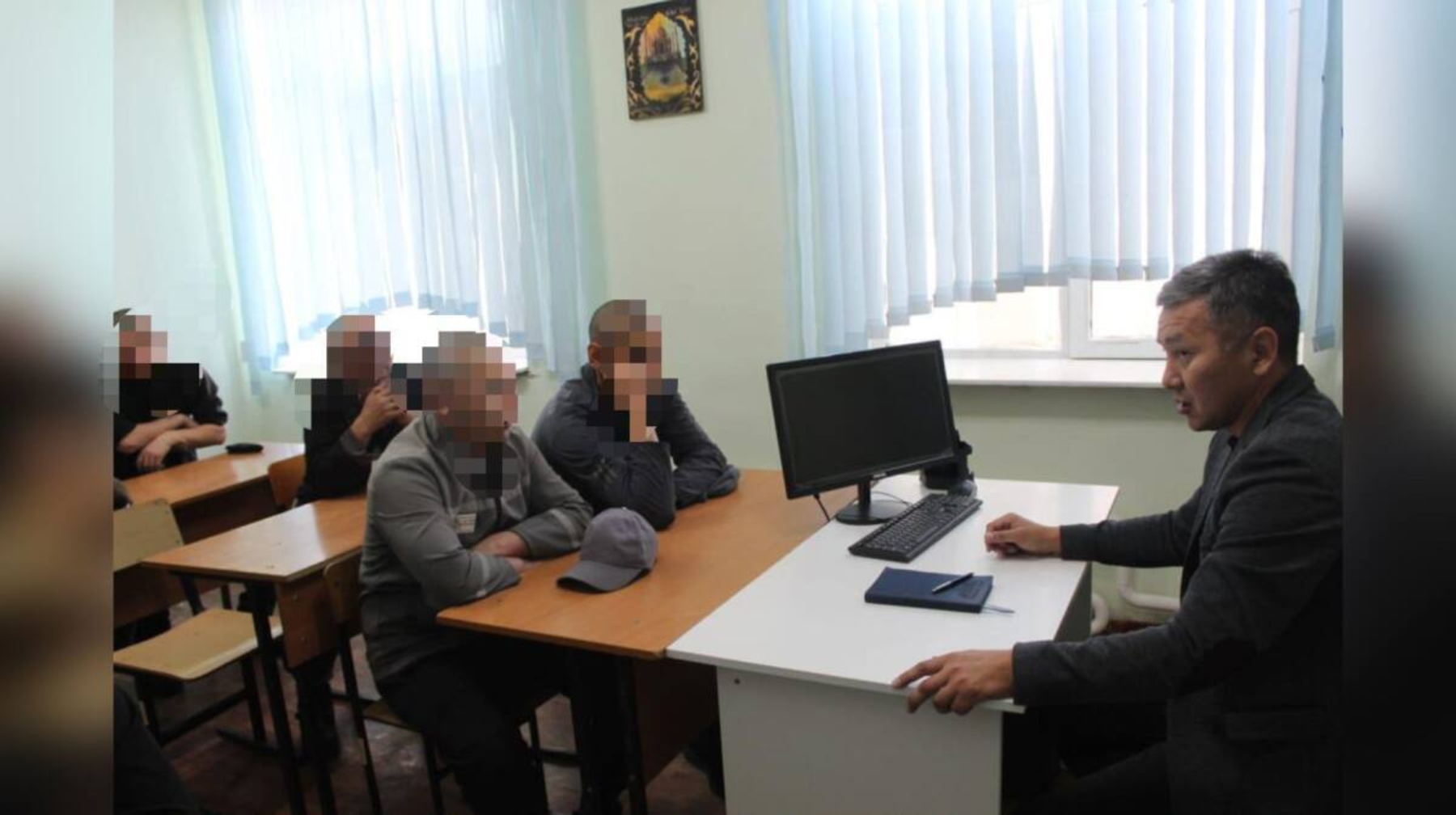 Сотталғандарға терроризм мен экстремизмге қарсы күрес туралы дәріс өткізілді