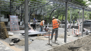 Тілендиев көшесінде жаңа қоғамдық кеңістік құрылады