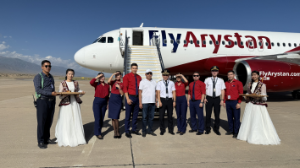 FlyArystan Алматыдан Ыстықкөлге алғашқы рейсті орындады