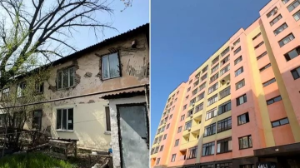 Ескі үйде тұрған 200-ден астам алматылық жылбасынан бері жаңа пәтердің кілтін алды