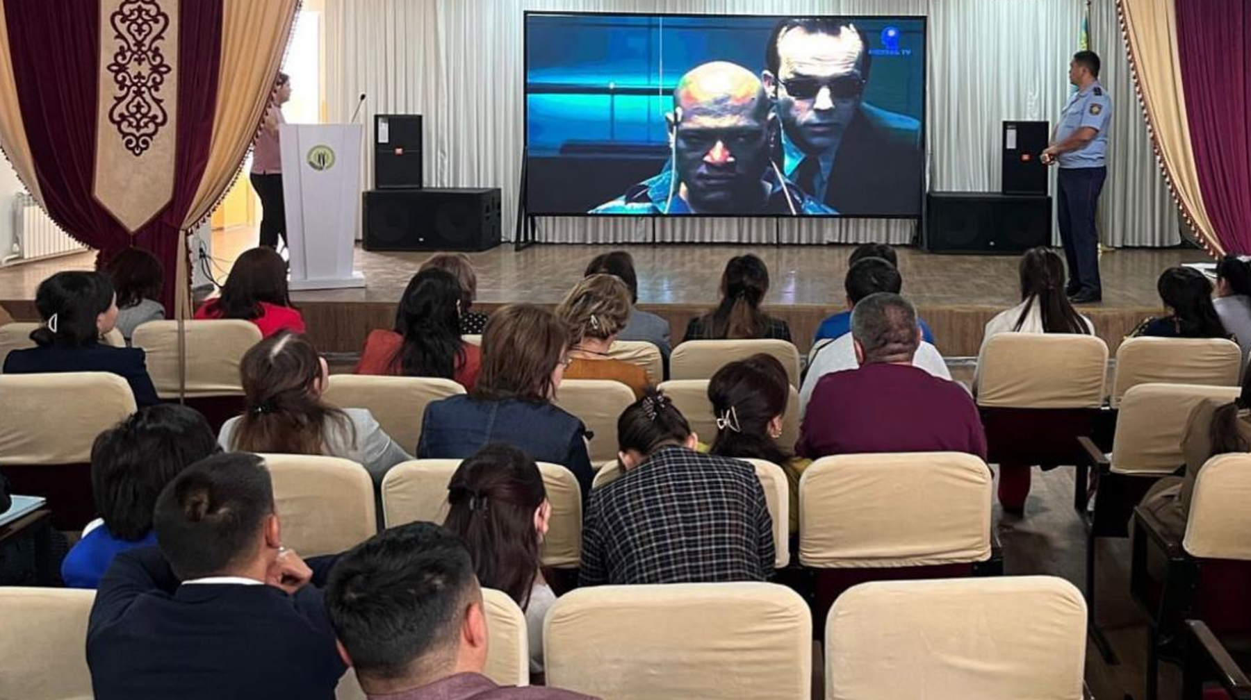 Алматыда "Терроризм актісінің қаупі туындаған немесе терроризм актісі жасалған жағдайдағы әрекеттер" атты түсіндіру жұмыстары өтті