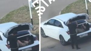 Астанада ер адам отбасылық жанжалдан кейін әйелін көліктің жүк салғышына салып тасыған