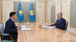 Президент Шымкент қаласының әкімін қабылдады