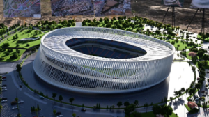 Алматыда 35 мың көрерменге арналған жаңа стадион бой көтереді