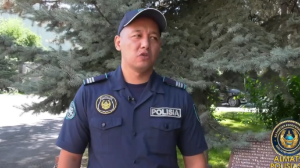 Алматылық полицей өрттің алдын алды